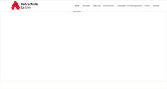 Desktop Screenshot of fahrschule-leitner.de